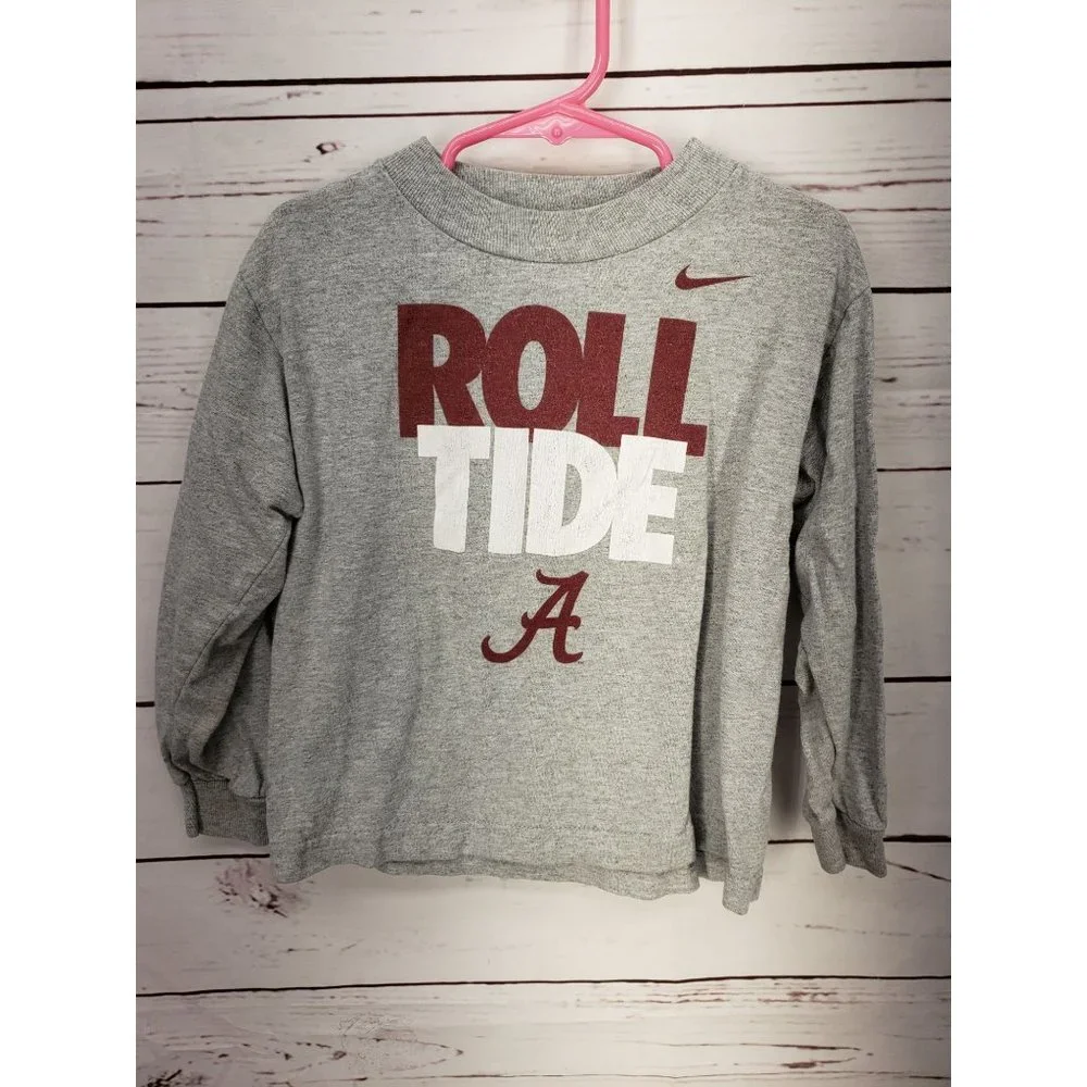 Nike Roll Tide ALabama‎ long sleeve SZ 4 Shirt